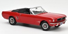 FORD Mustang Convertible - 1966 - red - NOREV 1:18