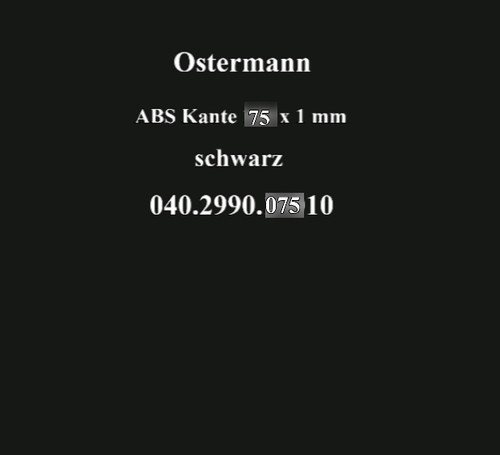 Lfm ostermann abs kante - ostermann, abs-kante
