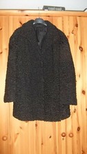 echter Persianer,Pelzjacke,Pelzmantel, schwarz,Gr 40/42,tolles Innenfutter