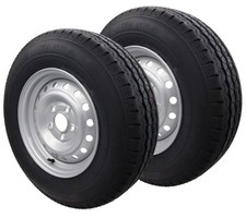 2x Komplettrad 185R14C 185 R 14 C 104/102N Wohnwagen Tabbert Hobby Knaus DOT2025