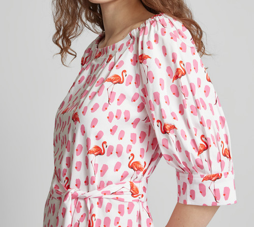 Marc cain kleid flamingos gr - cain,