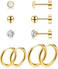 5 Paar Medizinische Ohrstecker