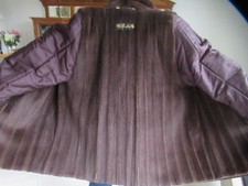 Paustian Mantel Innenfutter geschorener Nerz Nerzmantel Gr. 42