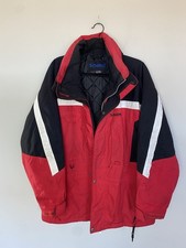Vintage Schöffel Venturi ski Jacke rot Herren mit Innenfutter (52) Größe 54/ XL 