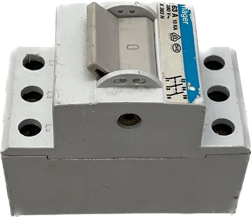 Hager 363 hauptschalter - x,
