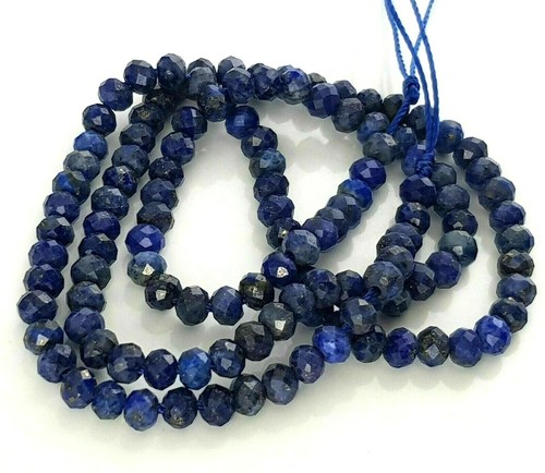 Lapislazuli abakus rondellen - lapislazuli,