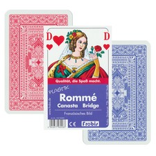 Plastik romme bridge canasta - plastik,