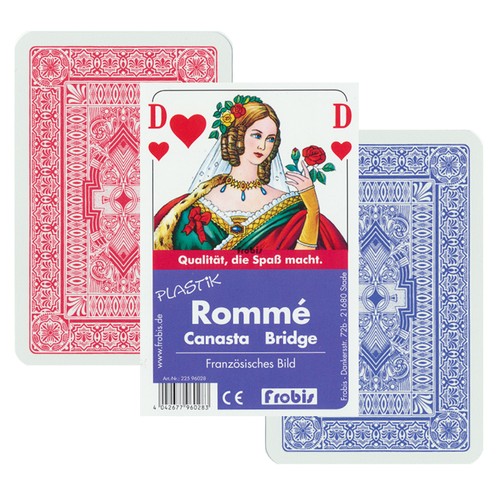 Plastik romme bridge canasta - romme,