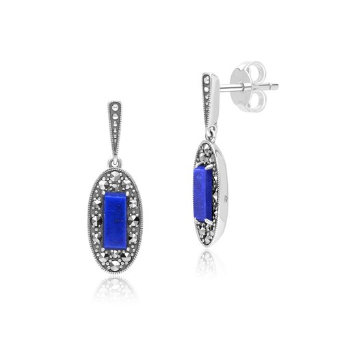 Art oval lapislazuli und - lapislazuli,