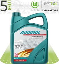 1x5 Liter Addinol Economic 020 Leichtlaufmotorenöl 0W-20 LL API SP ILSAC GF-6