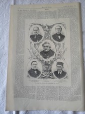 RK/IZ 1895  Zeitungsdruck 101 Rhinozeros Zoo Leipzig Völkerschlacht Veteranen