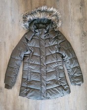 Winter Steppjacke Mädchen Gr 158 H&M Jacke Warm Mit Abnehmbarer Kunstfell Kapuze