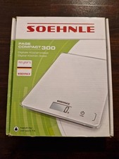 SOEHNLE Page Compact 300 Digitale Küchenwaage mit Wandbefestigung - 5kg, OVP