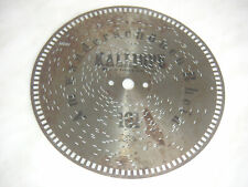 Am wunderschönen Rhein Kalliope Lochrand Platte 19,5cm uhr music box 7 5/8" disc