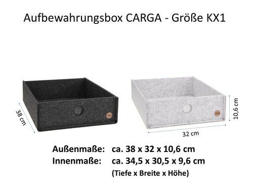 Aufbewahrungsbox carga filz - aufbewahrungsbox,