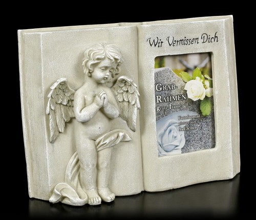Grab bilderrahmen engel wir - grab,