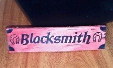 WILD WEST STADT HOLZ SCHILD