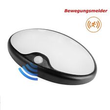 12v LED Lampe Wohnmobile Wohnwagen Deckenleuchten Schwarz mit Bewegungsmelder