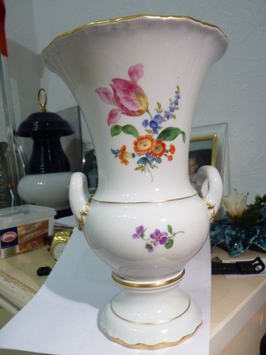 Große meissen henkelvase - große,