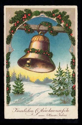 Neujahr geschmückte - ak, neujahr:
