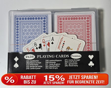 Skat Romme Pokerkarten 2x 56er