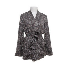 American Vintage, Wickeljacke, Größe: XS/S, Blau/Weiß/Pink, Viskose, Blumen #87L