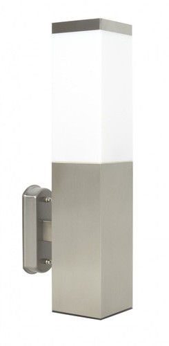 Eckige außenlampe edelstahl - eckige,