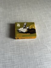 WMF Zitronenschnitzelpresse Presse Zitrone Edelstahl OVP Retro Vintage 