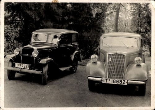 Foto zwei automobile - zwei, automobile,