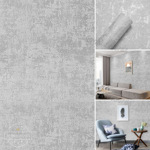 Betonoptik tapete grau silber - tapete,