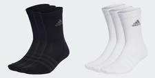 Adidas Cushioned Crew Socken 3er Pack Weiß & Schwarz Komfort & Haltbarkeit