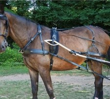 "NEUES" ZILCO (BioThane) Einspänner-Geschirr SL-PLUS/Brustblattgeschirr in COB