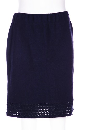 Wollrock blau marc cain - wollrock,