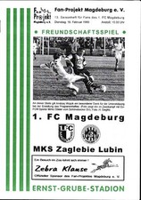 16.02.1999 1. FC Magdeburg - MKS Zaglebie Lubin (Polen)