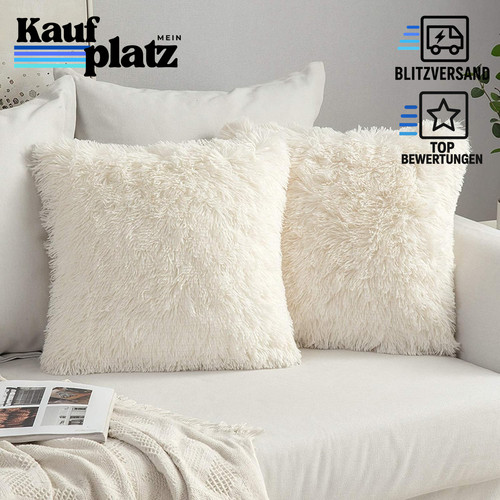 Kissenbezug 40x40cm langflor - kissenbezug,
