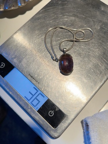 Großer amethyst anhänger mit - großer,
