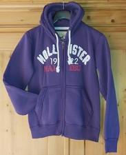 HOLLISTER: gemütliche Sweat-Jacke in lila, Gr. L ( = Gr. 38/40) !!!