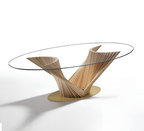 Eleganter esstisch mit - eleganter,