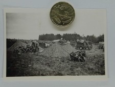Foto Wehrmacht Lager Zelte aus