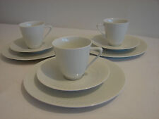 Hutschenreuther Apart weiß Kaffeetasse + UT 3 Gedecke 9 tlg.  50er 60er Kuchente