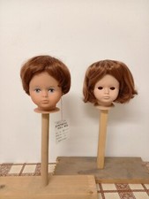 2 Puppenperücken Kunsthaar KU