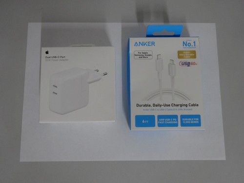 Original apple 35w dual usb - apple, usb-c