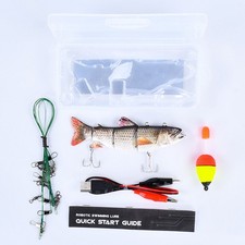 Roboter Robo Elektronischer Angelköder Automatisch USB Wiederaufladbar Version 2025 UK