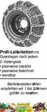 Schneeketten für Rasentraktor