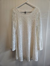 DIVIDED Brautkleid Hochzeitskleid Standesamt cremeweiß komplett Spitze Gr. 42