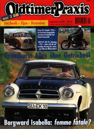 Zeitschrift oldtimer praxis 9 - oldtimer, #9