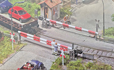 Faller H0 120172 beschränkter Bahnübergang eingeschweisst in OVP/2516