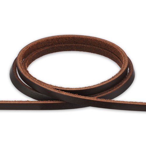 Lederband flach 5x3mm farbe - lederband,