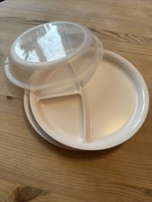Tupperware Mikrowellen Menüteller 2 Stk. und  Deckel