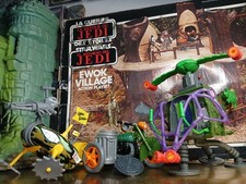 ?? 3 TMNT Vintage Turtles Pogocopter Hubschrauber Cycle Motorrad Army Tube Set